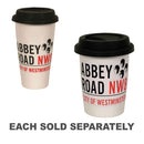Abbey Road Double Walled Mug with Lid (Black)