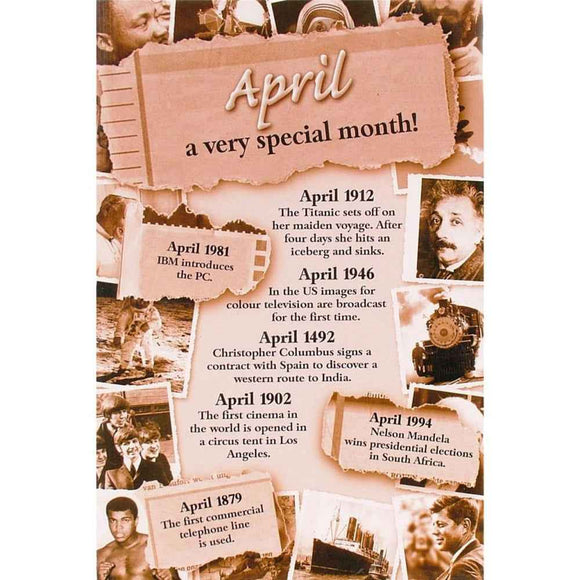 Month Chronicle Card