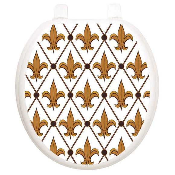 Fleur de Lis Toilet Tattoo