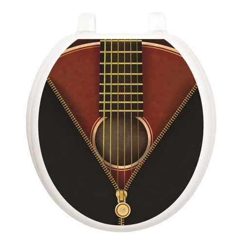 Classic Guitar Toilet Tattoo