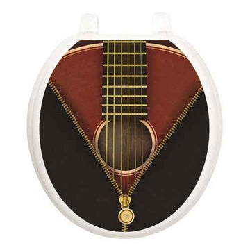 Classic Guitar Toilet Tattoo