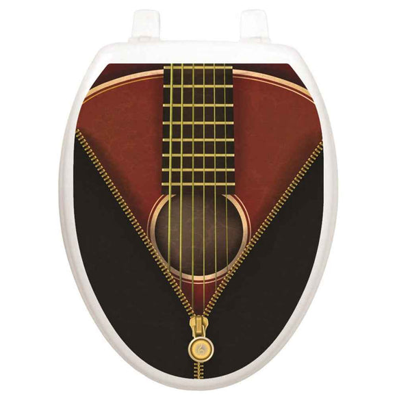 Classic Guitar Toilet Tattoo