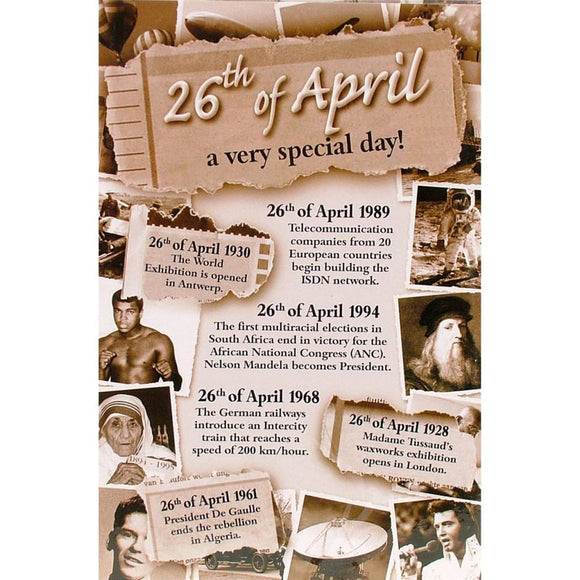 April Chronicle Card