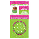 Standard Green Dots and Pink Trim Cupcake Cups 32pk