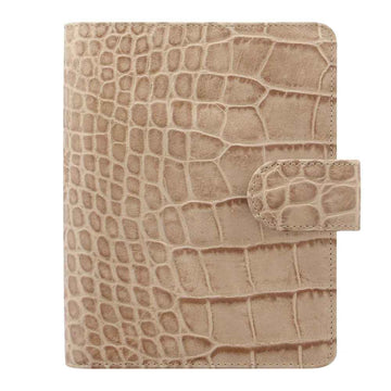 Filofax Classic Croc Pocket Organiser (Fawn)
