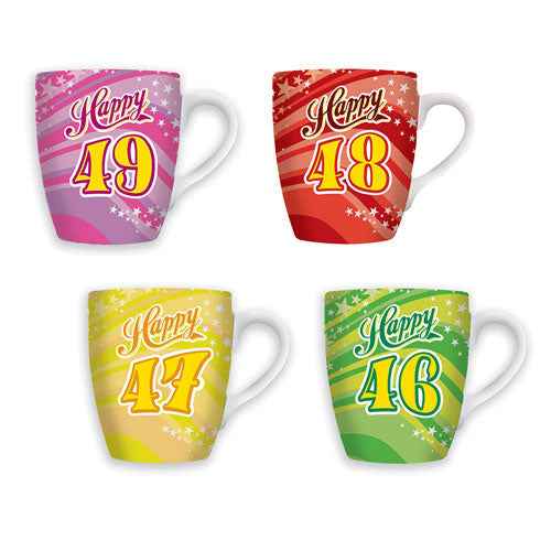 Birthday Happy 40s Celebration Mug