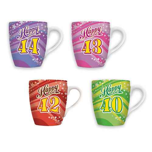 Birthday Happy 40s Celebration Mug