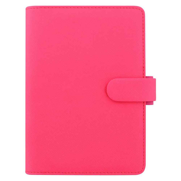 Filofax Saffiano Personal Organiser (Fluro Pink)
