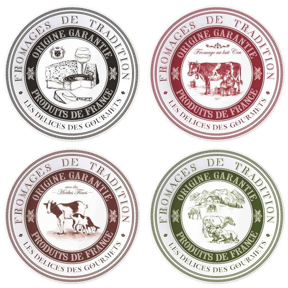 Gourmet Dessert Plate Set 4pc