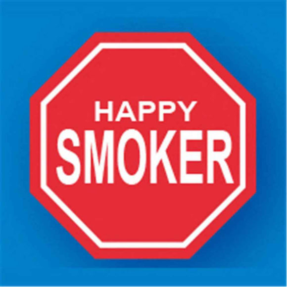 Happy Smoker PVC Sign Keyring