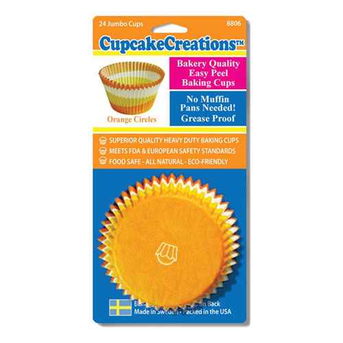 Jumbo Circle Cupcake Cups 24pk