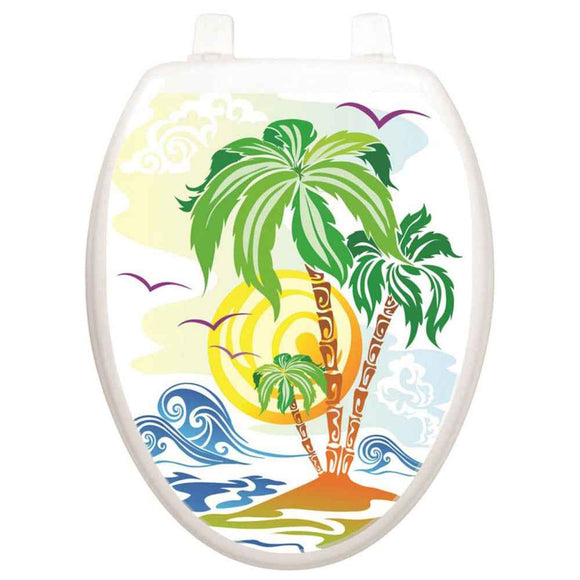 Catch the Wave Toilet Tattoo
