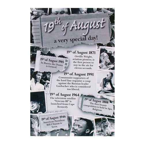 August Chronicle Card