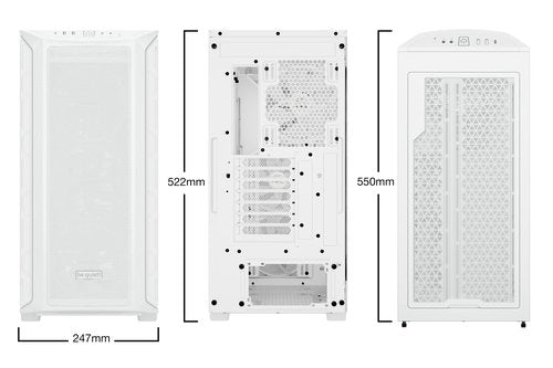 Boîtier PC Be quiet blanc ARGB — illustration complémentaire (Icecat)