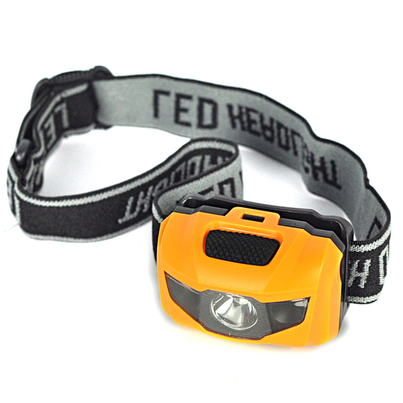 Lampe frontale led boruit rj-lw601 jaune pour la course à pied