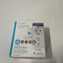 Prise connectée smartlife  wi-fi  ip44  compteur d'énergie  3680 w  contact de protection