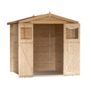 Abri de jardin en bois ep19mm surface utile 318m² 200x200x213cm int009/ineksa