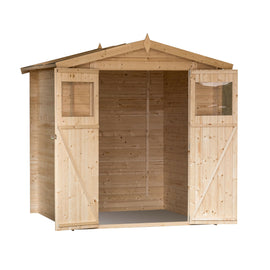 Abri de jardin en bois ep19mm surface utile 318m² 200x200x213cm int009/ineksa