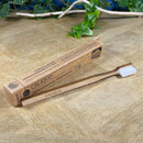 Brosse à dents rechargeable en hêtre Caliquo | Novela