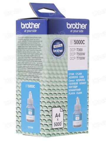 Recharge d'encre cyan pour imprimante brother bt5000c