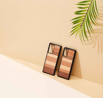 Coque MAN&WOOD pour Galaxy Note 20 noir sabbia