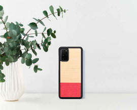 Coque MAN&WOOD pour Galaxy S20+ Miss Match noire