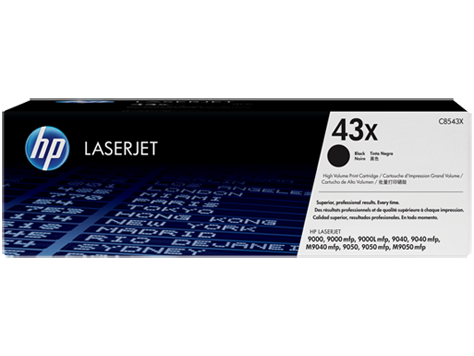 HP 43X High Yield Black Original LaserJet Toner Cartridge