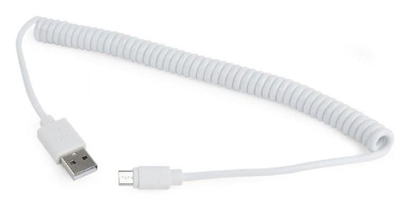Gembird USB Male / MicroUSB Male - White 1.8m