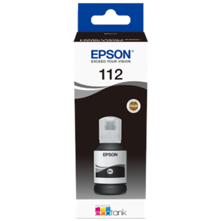 Recharge d'encre Epson 112 EcoTank (C13T06C14A), noire