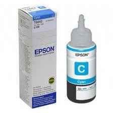 Recharge d'encre cyan pour imprimante Epson T6642 (C13T66424A)