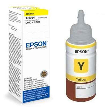 Recharge d'encre jaune pour imprimante Epson T6644 (C13T66444A)