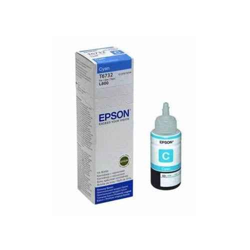 Recharge d'encre cyan pour imprimante Epson T6732 (C13T67324A)