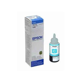 Recharge d'encre cyan pour imprimante Epson T6732 (C13T67324A)
