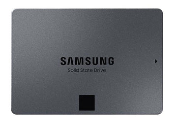 SSD|SAMSUNG|870 QVO|4 To|SATA 3.0|Vitesse d'écriture 530 Mo/s|Vitesse de lecture 560 Mo/s|2,5"|TBW 1440 To|MTBF 1500000 heures|MZ-77Q4T0BW