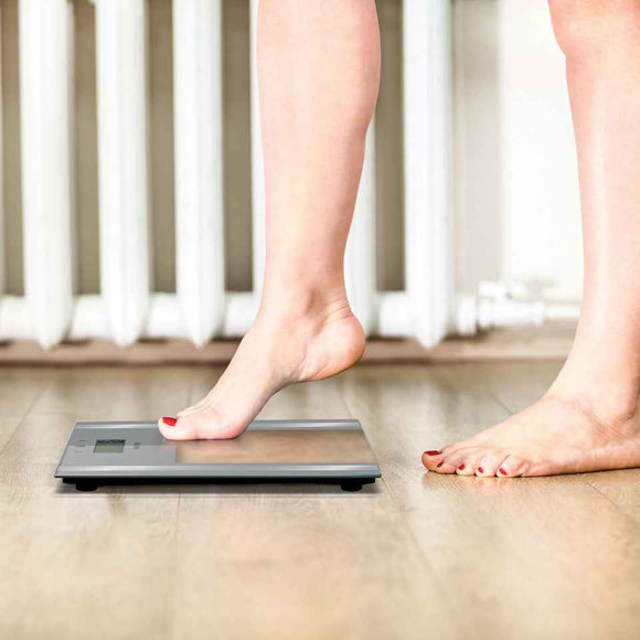 Salter 9158 SV3R Ultra Slim Glass Analyser Scale silver