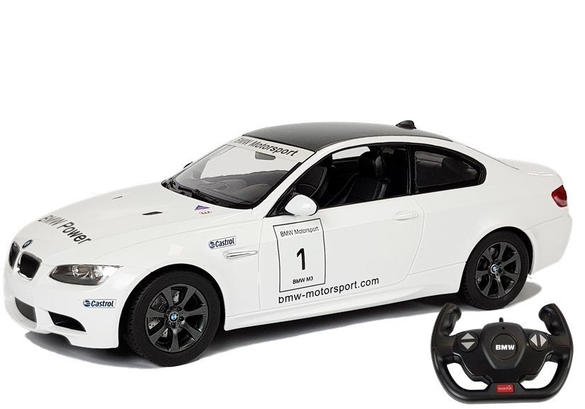 Voiture télécommandée bmw m3 rastar 1:14 blanche