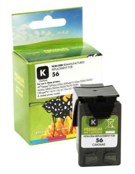 Compatible Static-Control Hewlett-Packard 56 (C6656A) Noir, 450 p.