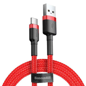 Baseus Cafule Cable USB for Type C 3A 1M Red+Red