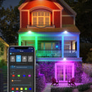 Projecteurs LED Govee H7060 ; RGBICWW, IP65, Bluetooth, Wi-Fi
