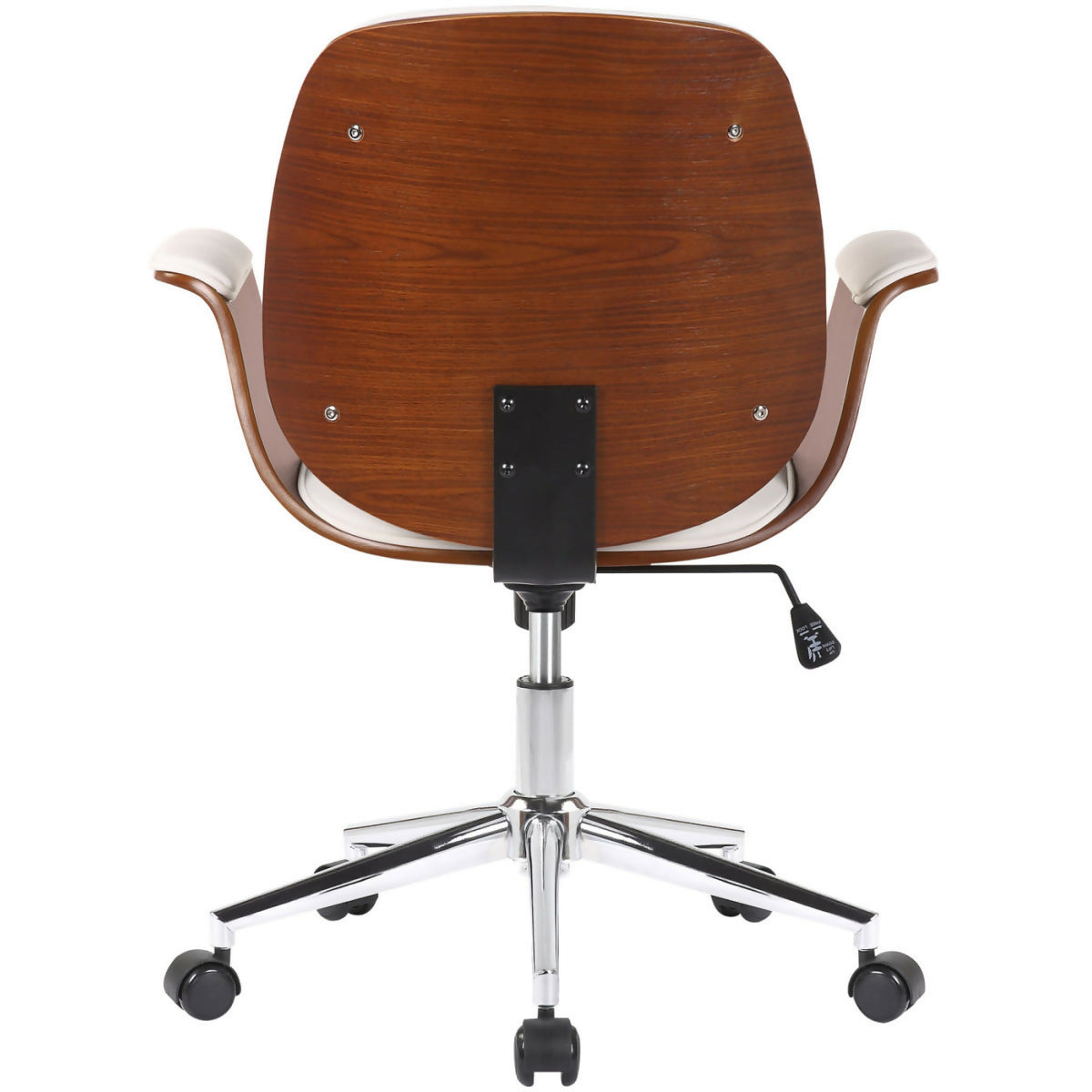 Kemberg office armchair - Walnut - White