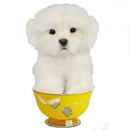 Realistic Dog Tea Cup Plush Toy 15cm-7