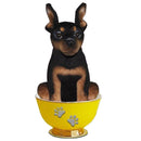 Realistic Dog Tea Cup Plush Toy 16cm-4