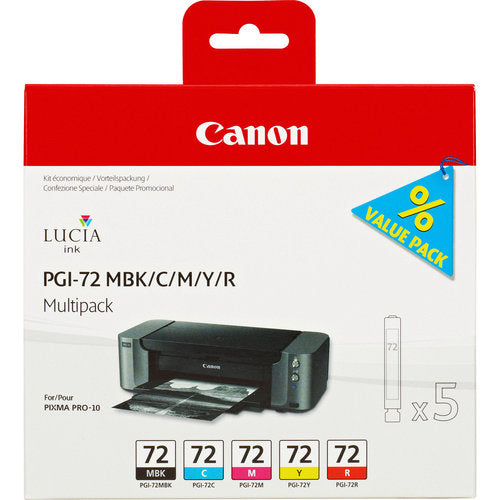 Canon pgi-72 mbk c m y r multipack — illustration complémentaire (Icecat)