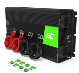 Green Cell INV12 power adapter/inverter Auto 3000 W Black