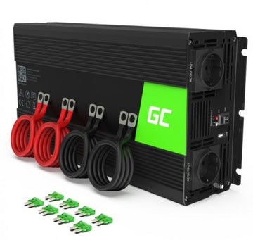 Strāvas pārveidotājs Green Cell Car Power Inverter Converter 12V to 230V 2000W/4000W