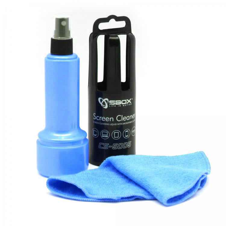 Nettoyant écran Sbox CS-5005B 150 ml Bleu
