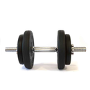 Haltère préfabriquée en ciment Tomaz Sport Start 10 kg Barre en acier