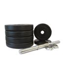 Surenkamas Cementinis Hantelis Tomaz Sport Start 22,5 kg Plieno Grifas