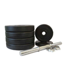 Surenkamas Cementinis Hantelis Tomaz Sport Start 22,5 kg Plieno Grifas