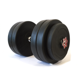 Haltère préfabriquée en ciment tomaz sport start 275 kg barre en acier